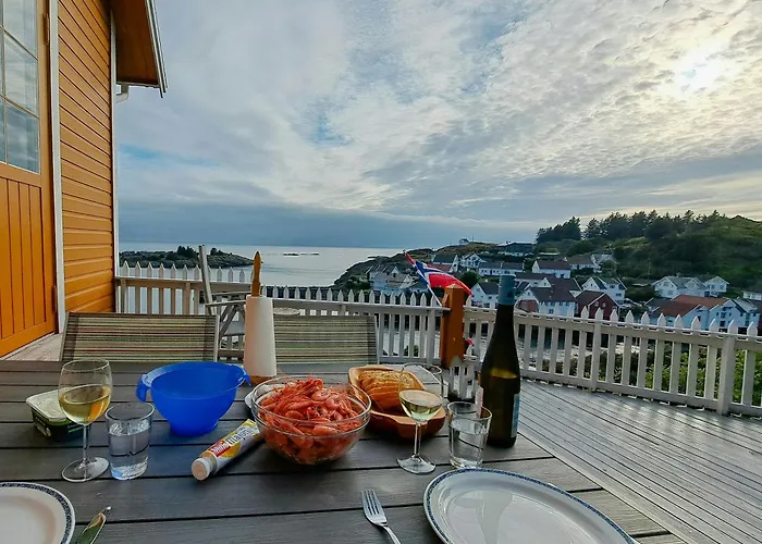 Дом отдыха With Views Over Sogndalstrand Sogndalsstrand